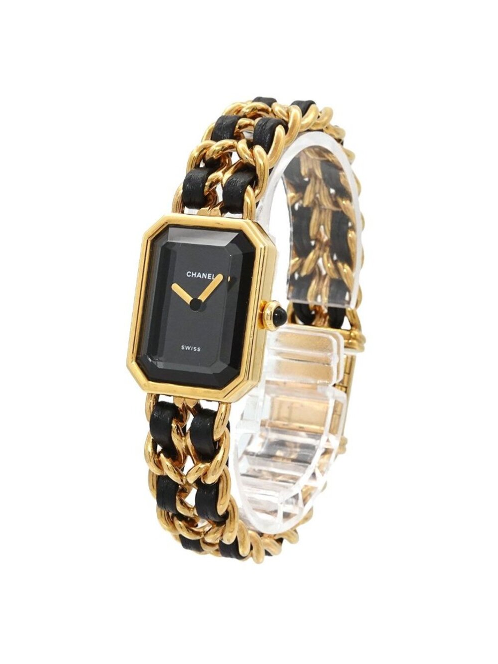 Chanel Premiere L Vintage Watch Black Gold - Picture 2 of 6